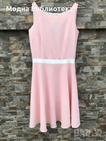 Нова нежна розова рокля в С размер, снимка 4 - Рокли - 37442856