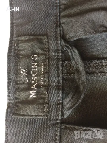 Mason's нов с етикет черен дамски панталон с еластан, снимка 4 - Панталони - 46633545