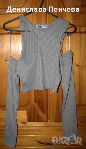 Къса блузка с ръкави , снимка 1