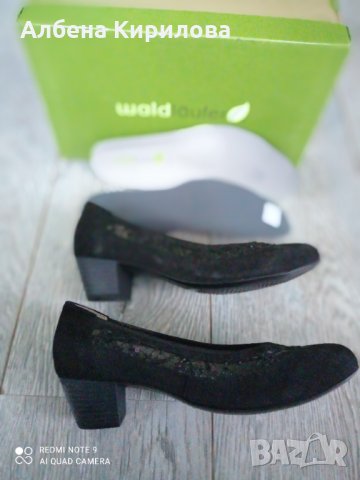 Немски естеств. ортопед. черни, 37н-р, с две стелки, снимка 4 - Дамски ежедневни обувки - 32550971