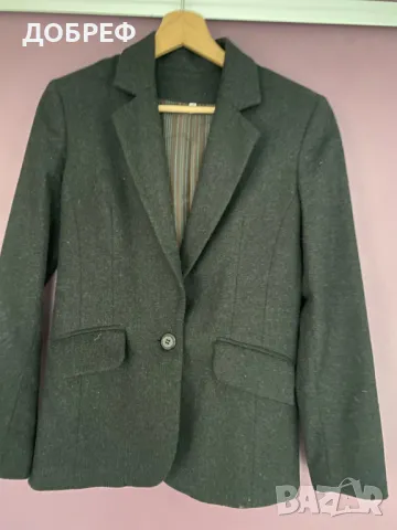 Дамско вълнено класическо сако