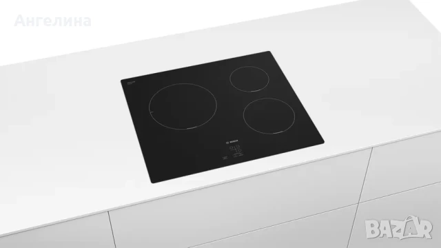 Готварски плот, Bosch PUC611AA5E, SER2, Induction hob, 60 cm, 3 zones, surface mount without frame, , снимка 4 - Котлони - 51245041