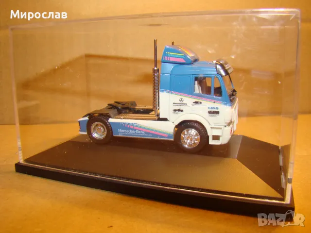 HERPA H0 1/87 MERCEDES BENZ ВЛЕКАЧ КАМИОН МОДЕЛ ИГРАЧКА, снимка 4 - Колекции - 48483617