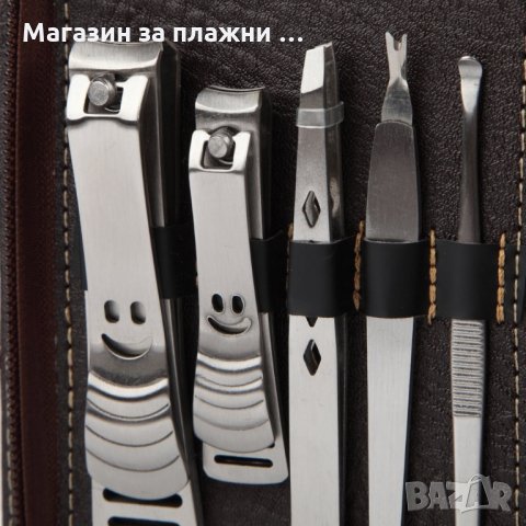 Комплект за маникюр  9 части, снимка 2 - Продукти за маникюр - 28470201