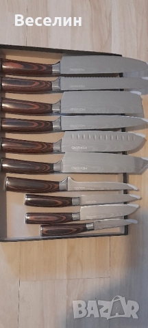 Комплект кухненски ножове MDHAND 10 ножа Намаление , снимка 5 - Други - 51657210