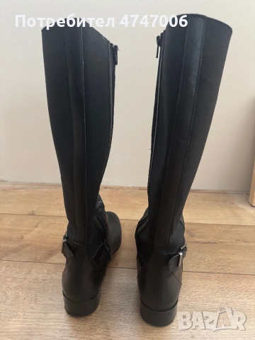 Кожени ботуши, снимка 5 - Дамски боти - 53600477