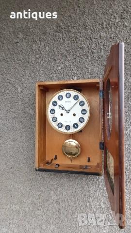 Руски стенен часовник - Янтар / Jantar - 1970г., снимка 5 - Антикварни и старинни предмети - 53266872