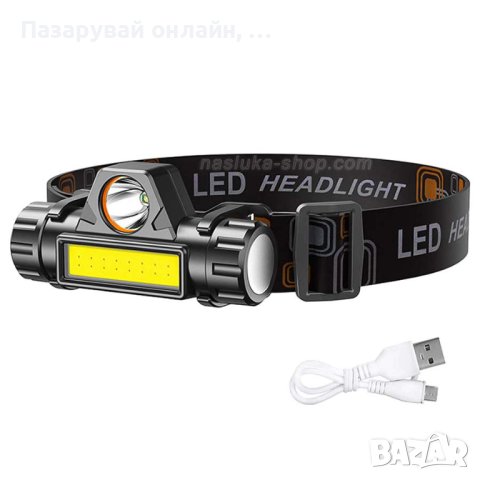 Мощна челна лампа 30W Zoom Light USB зареждане Високомощно фенерче за глава, снимка 5 - Друга електроника - 43162279