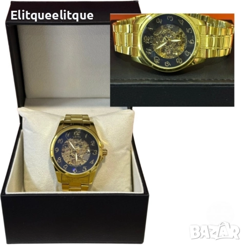 Луксозен мъжки часовник LEIYI – стил и прецизност в едно, снимка 5 - Мъжки - 52278084