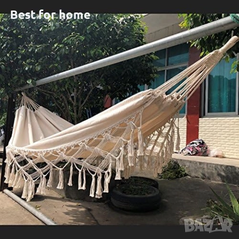 Хамак Бохемия- 120 кг.- 2 ЦВЯТА, снимка 10 - Градински мебели, декорация  - 52589099