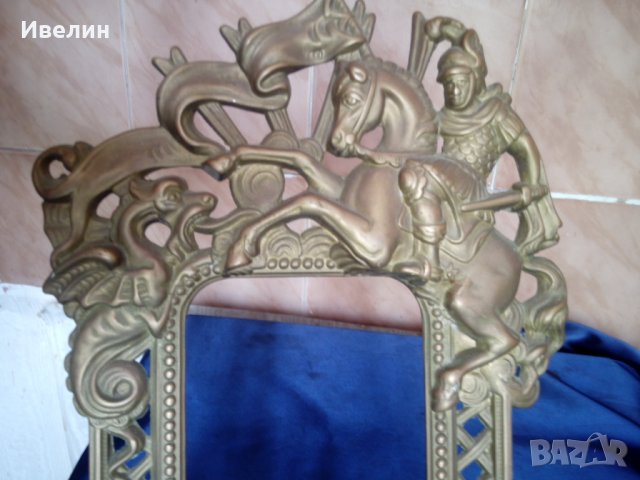 стара рамка за снимка от бронз, снимка 3 - Антикварни и старинни предмети - 32569757