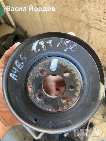 Демпферна / Ремъчна Шайба за Ауди А4Б5 1.8Т, Audi A4B5 058105251A, снимка 4 - Части - 43877145