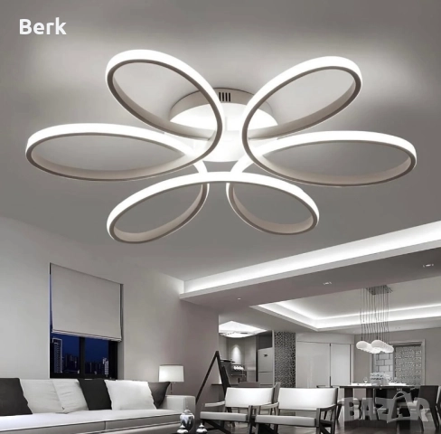 Елегантен таванен LED , снимка 2 - Лед осветление - 52491780