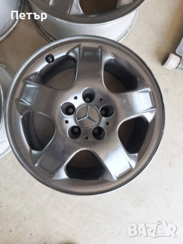 ОРИГИНАЛНИ АЛУМИНИЕВИ ДЖАНТИ МЕРЦЕДЕС ML /W163/-5x112х66.6-17цола, снимка 3 - Гуми и джанти - 51118425