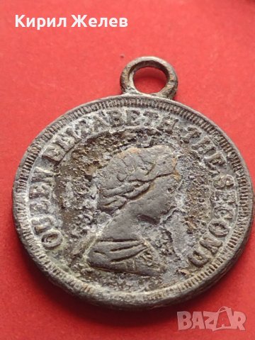 Медальони 3 броя Кралица Елизабет втора стари за КОЛЕКЦИОНЕРИ 28619, снимка 6 - Други ценни предмети - 43029315