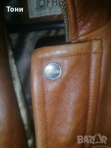 Ново Мъжко Яке Изцяло от Естествена Кожа L, снимка 9 - Якета - 49734702