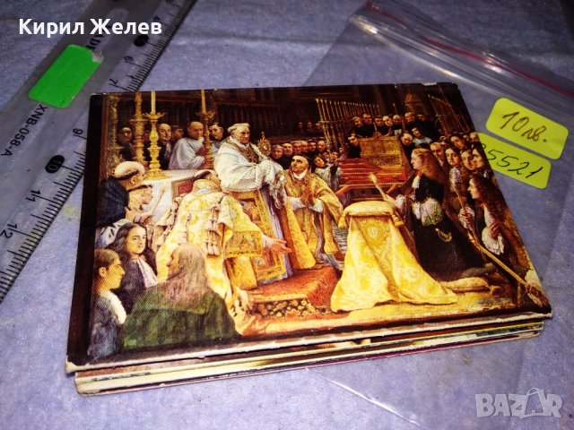 Стара ДИПЛЯНКА ФОТО-АЛБУМ с КРАСИВИ КОЛЕКЦИОНЕРСКИ СНИМКИ / ПОЩЕНСКИ КАРТИЧКИ КАТОЛИЧЕСКИ ТЕМИ 35521, снимка 3 - Колекции - 39420771