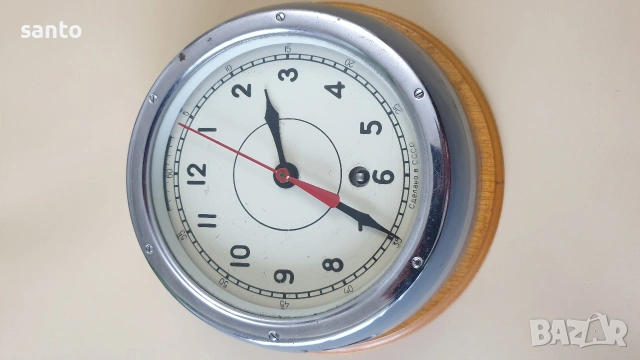 Съветски корабен часовник Восток-1973г., снимка 2 - Антикварни и старинни предмети - 53566045