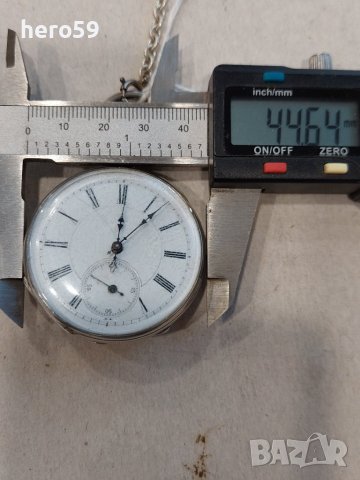 Стар сребърен джобен часовник с компас-за китайския маркет, снимка 12 - Мъжки - 43791537