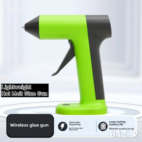 Безжичен Поялник за силикон Пистолет за топъл силикон с 20 пръчки комплект USB, снимка 9 - Поялници и запояване - 51445299