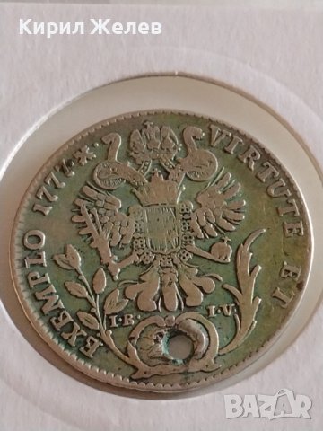 Рядка СРЕБЪРНА Монета 20 КРОЙЦЕРА 1777 г. Император Йозеф II АВСТРИЯ Уникат за КОЛЕКЦИОНЕРИ 43056, снимка 2 - Нумизматика и бонистика - 43950157