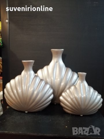 Тройка декоративни вази, снимка 3 - Вази - 35404857