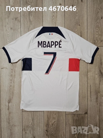 тениска PSG Mbappe, снимка 2 - Футбол - 53502608