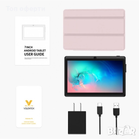 Таблет K7 Pro – 7 инча, 4GB RAM, 32GB ROM, Android 13, WiFi, Bluetooth, Черен, снимка 9 - Друга електроника - 52671355