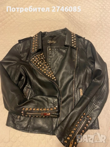 Кожено яке естествена кожа, снимка 2 - Якета - 52022123