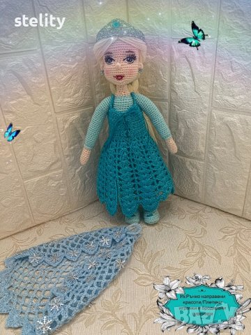 Елза и Олаф от Замръзналото кралство, снимка 6 - Кукли - 36784647