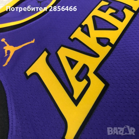 Мъжки потник Nike LA Lakers Lebron James размер XL, снимка 7 - Тениски - 52015100