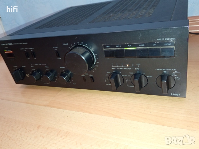 Стерео усилвател Onkyo A-8067, снимка 3 - Ресийвъри, усилватели, смесителни пултове - 52399402