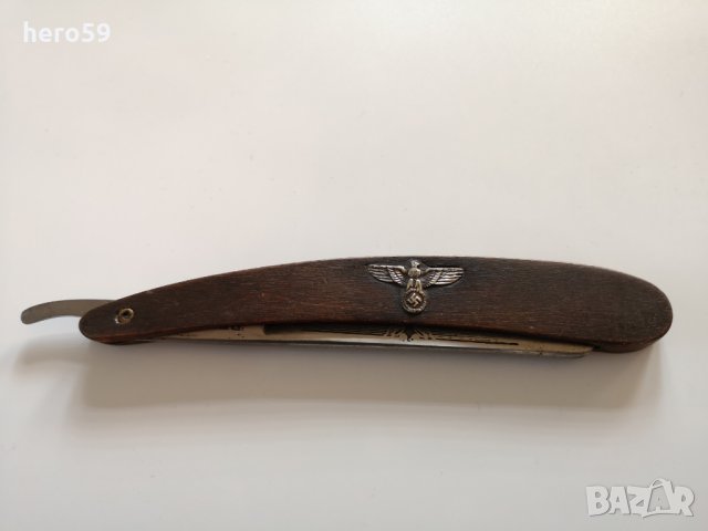 Немска военна ножка и бръснач 1930-40 г., снимка 2 - Антикварни и старинни предмети - 27536573