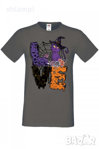 Мъжка тениска Love Witch,Halloween,Хелоуин,Празник,Забавление,Изненада,Обичаи,, снимка 7 - Тениски - 38135680