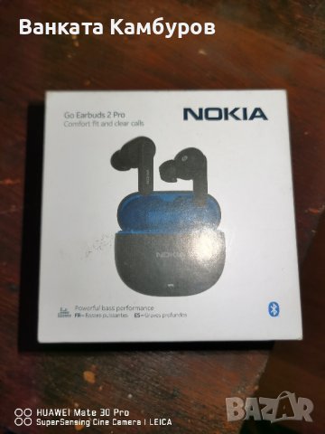 Bluetooth Headphones Nokia Безжични Блутут Слушалки Нокия Go EARbuds 2 Pro , снимка 1 - Bluetooth слушалки - 43795029