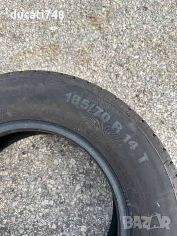 4бр. летни гуми 185/70/14 Continental, снимка 6 - Гуми и джанти - 52065506