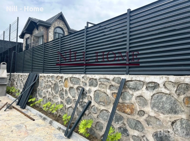 Ограда ( тип-щора ) ЛАМЕЛИ/ПАНА/СТЪЛБОВЕ/ВРАТИ/АНТРАЦИД