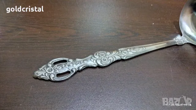 стар немски прибор черпак , снимка 2 - Антикварни и старинни предмети - 49016831