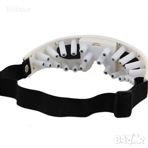 Акупунктурен масажор за очи с вибрации и регулираща се лента, снимка 2 - Други - 52895052