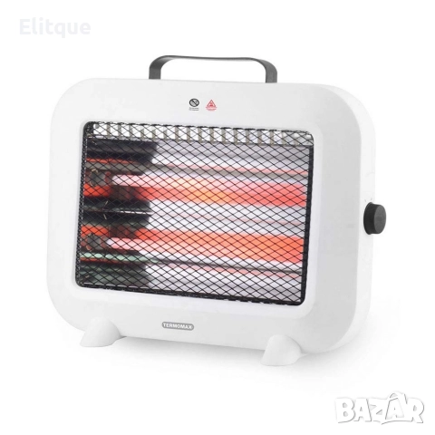 Кварцова печка, 800W, корал/ бял цвят, снимка 2 - Друга електроника - 52841598