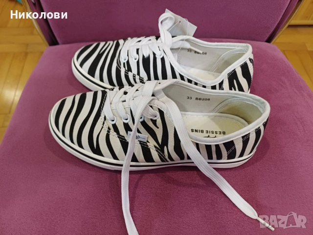 Детски платненки/ чисто нови / номер 33 , снимка 4 - Детски маратонки - 53066040