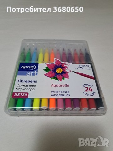 Цветни маркери , снимка 1 - Ученически пособия, канцеларски материали - 40114955