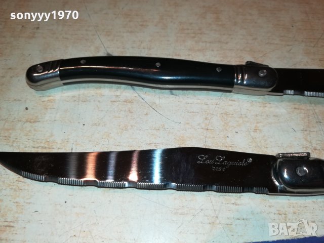 laguiole black-2 ножа france-made in France 🇫🇷 0312211659, снимка 11 - Колекции - 35018283