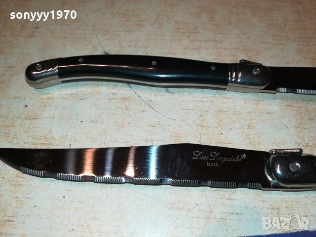 laguiole black-2 ножа france-made in France 🇫🇷 0312211659, снимка 11 - Колекции - 35018283