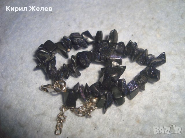 СКЪПОЦЕННА АРТ ГРИВНА от НАТУРАЛЕН АВАНТЮРИН КАМЪЧЕТА ХЕНД МЕЙД БИЖУ 30683, снимка 5 - Гривни - 37912739