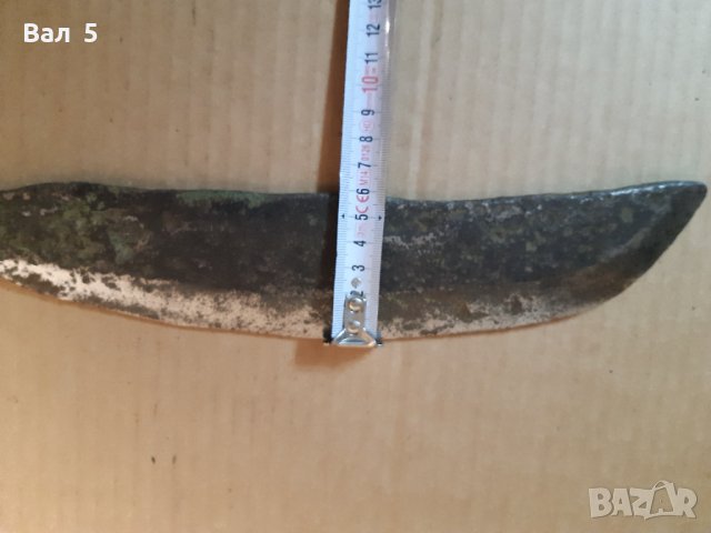 ОГРОМЕН стар кован нож, снимка 2 - Антикварни и старинни предмети - 43516198