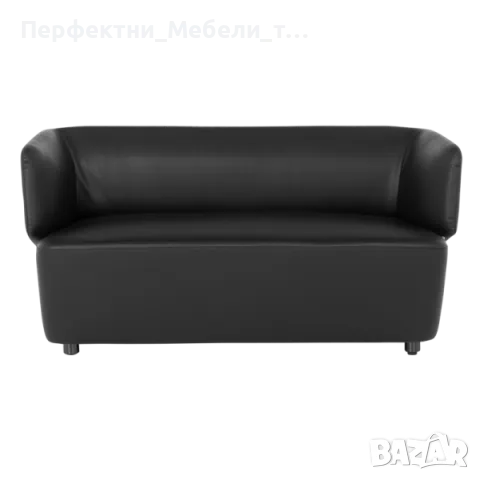 Менъджерски директорски офис стол и дивани за посетители в черна еко кожа, снимка 6 - Столове за офис - 47605243