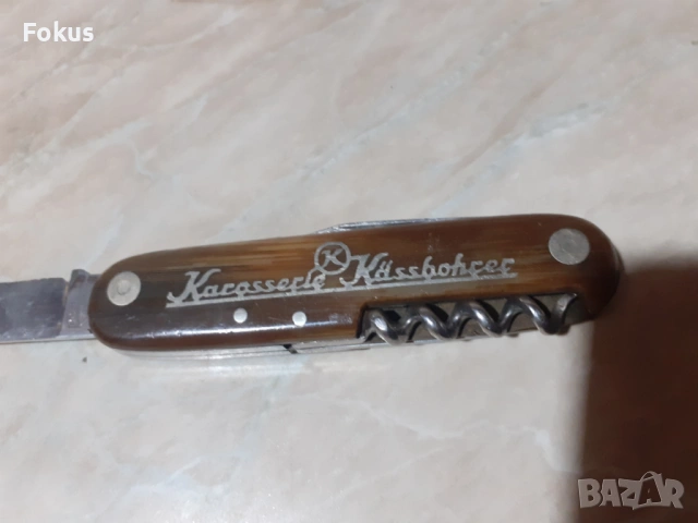 Старо колекционерско джобно ножче Solingen Kaufmann, снимка 5 - Антикварни и старинни предмети - 53357200