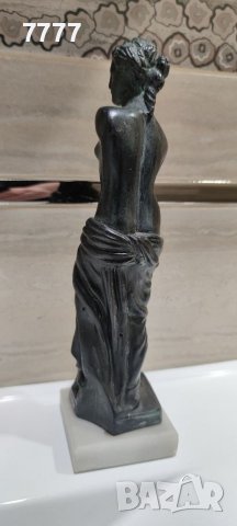 Бронзова авторска статуетка - Венера Милоска, снимка 5 - Антикварни и старинни предмети - 39584167