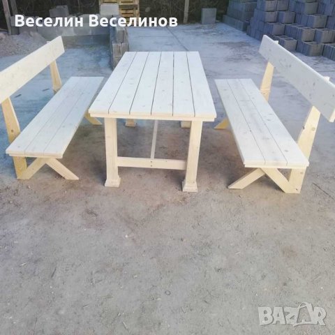 Баварски маси и пейки, снимка 15 - Градински мебели, декорация  - 24211985